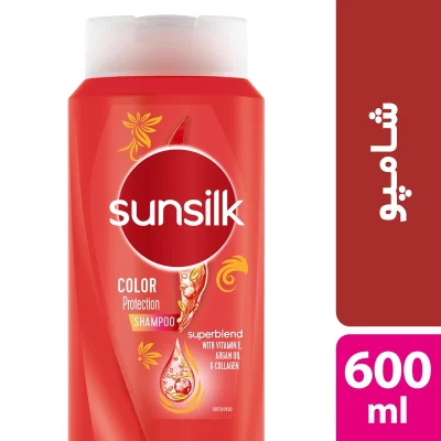شامپو مو سان سیلک مدل Color protection حجم 600 میلی لیتر