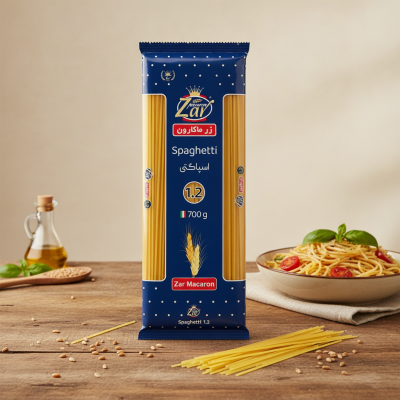 اسپاگتی قطر 1.2 زر ماکارون 700 گرم