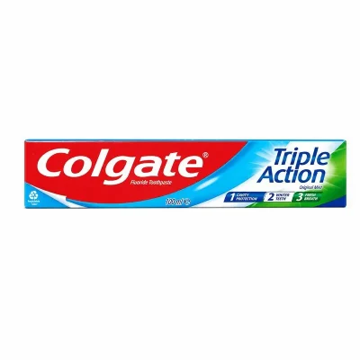 خمیردندان Colgate Triple Action با حجم ۱۰۰ میلی‌لیتر