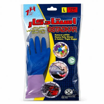 دستکش استادکار سایز L( بسته 12تایی)